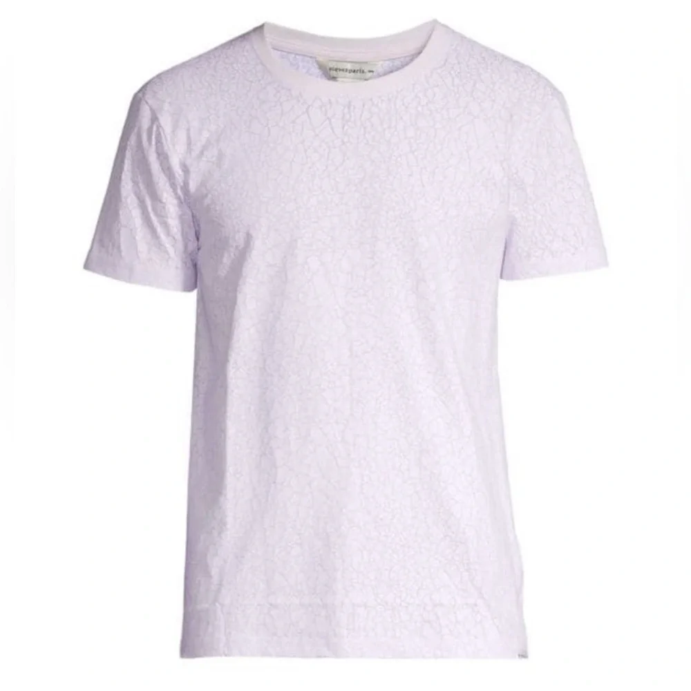 NWT [Eleven Paris] Crackle White Graphic Short-Sleeved T-Shirt Men’s Sz X-Large - Picture 6 of 9